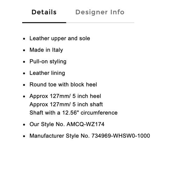 Alexander McQueen Black platform Ankle Boots US8 - Picture 12 of 16